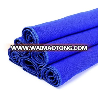 high quality microfiber chenille  blue hand roll towel