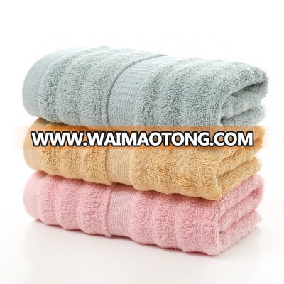 Wholesale factory high end organic bamboo towel set 480gsm bath towel