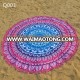 Custom made cotton beach round towel